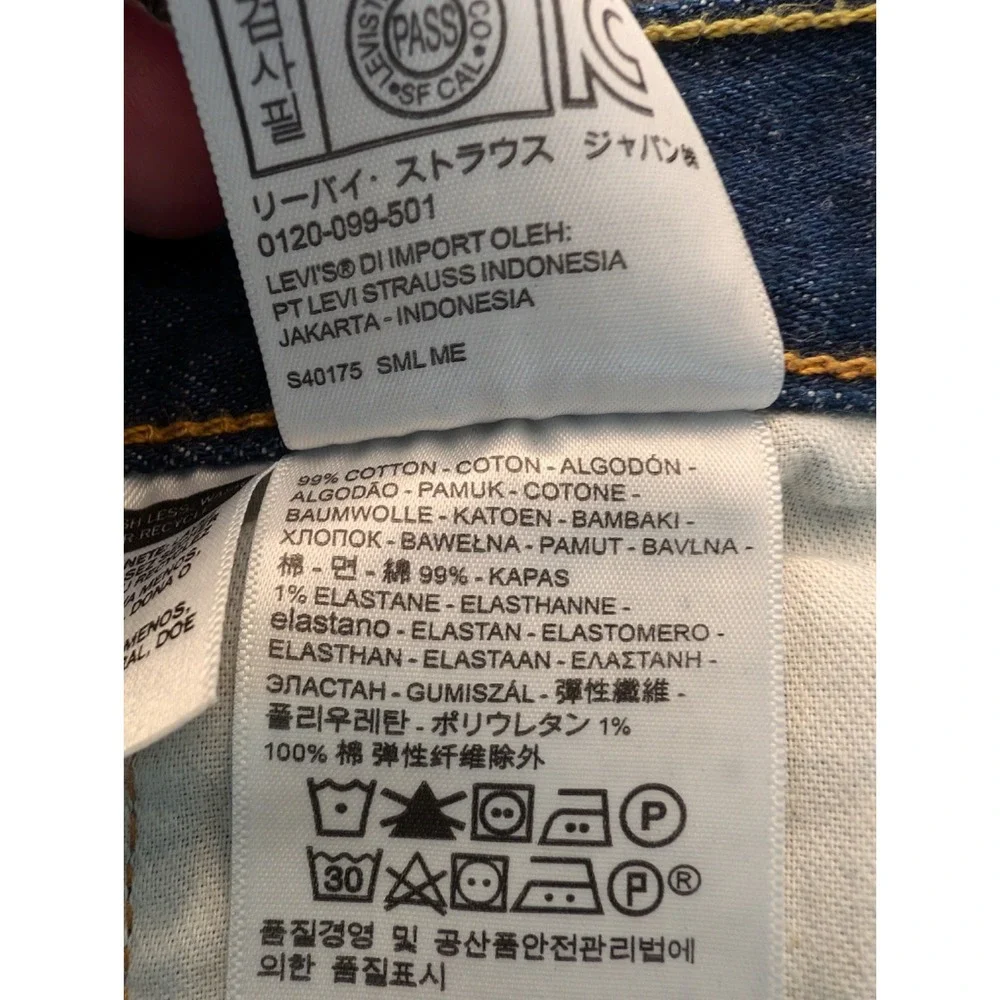 Mens Levis 501 Original Fit Jeans Sz 44x30 Medium Wash (Read Descrip)